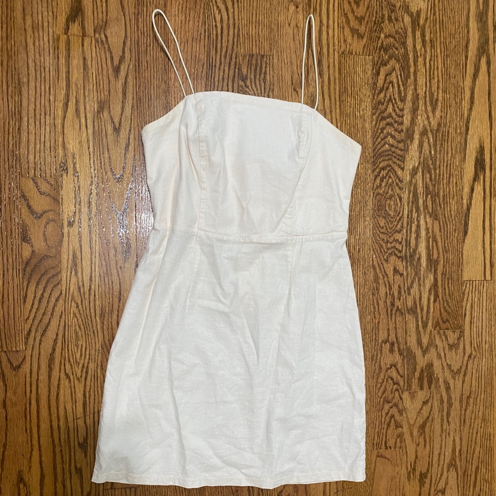 Urban outfitters, mini dress, cream color, size 4